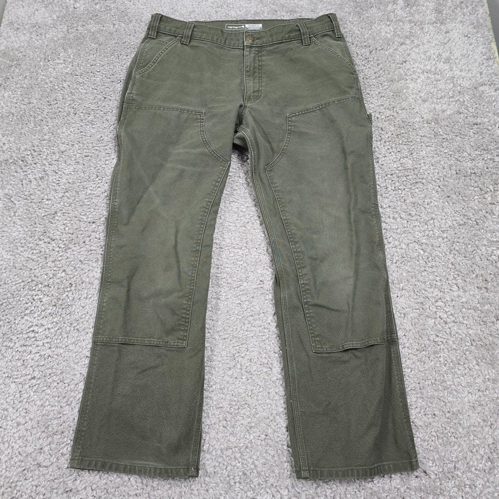 Carhartt Mens Rugged Flex Duck Double Front Utility‎ Pants 36x30 (fits 34x28)